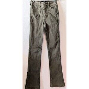 Hollister Women's Size 1R (24x31)Ultra High Rise Bootcut Jeans Pants Green (882m